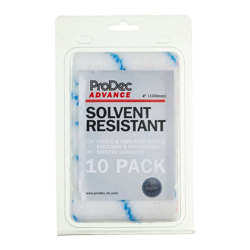 Rodo Solvent Resistant Mini Refills (10 Pack) 4"/100mm Stick