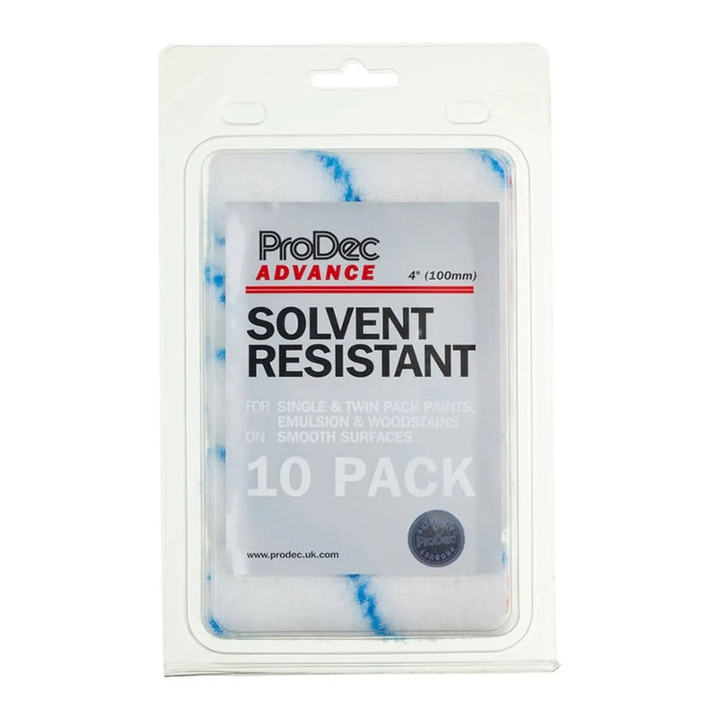 Rodo Solvent Resistant Mini Refills (10 Pack) 4"/100mm Stick