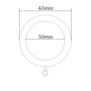 Jones Interiors Shore 35mm Wood Curtain Pole Kit Ghost 240cm