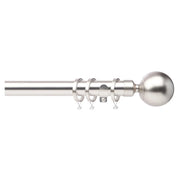 Jones Interiors Cosmos 28mm Metal Curtain Pole Kit Matt Nickel 180cm