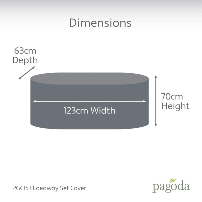 Pagoda Hide Away Set Cover 123 x 70 x 63cm