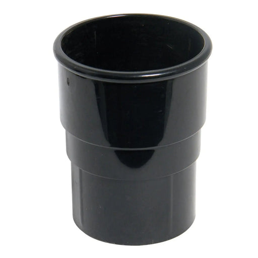 Pipelife Mini Flow Downpipe Connector Black 50mm