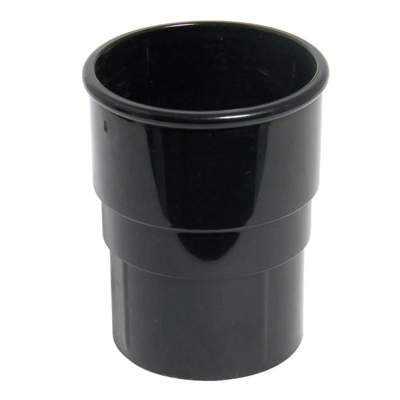 Pipelife Mini Flow Downpipe Connector Black 50mm