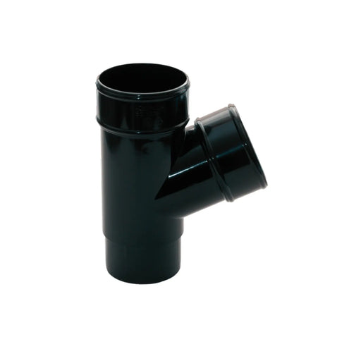 Kayflow Rainwater 112.5° Round Branch Black 68mm