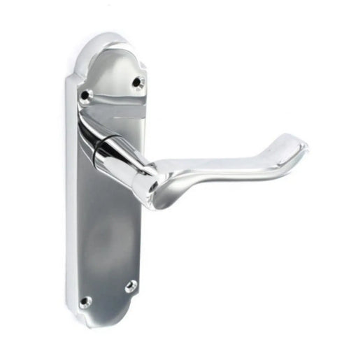 Securit Richmond Chrome Latch Handles (Pair) 170mm