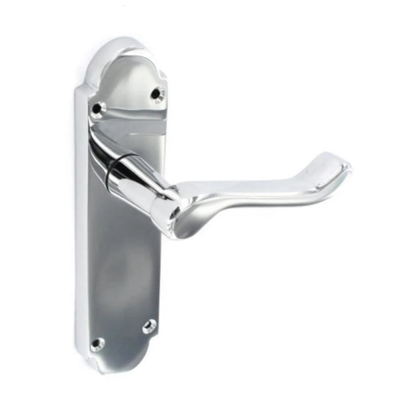 Securit Richmond Chrome Latch Handles (Pair) 170mm