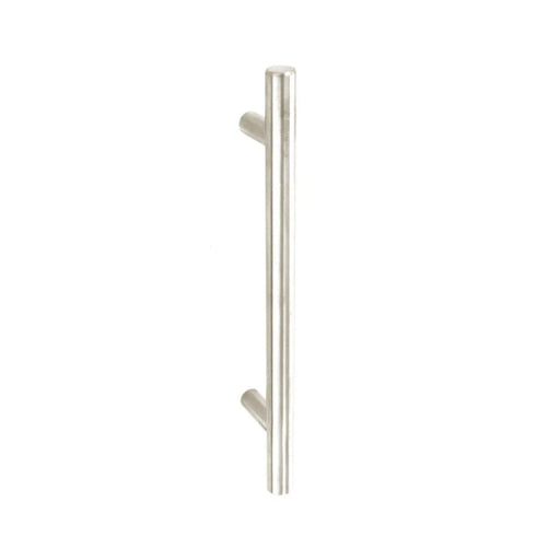 Securit Plain Bar Handle Satin Nickel 128mm