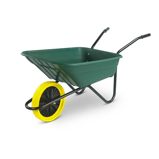 Walsall Wheelbarrow The Shire Green Poly Barrow 90L