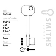 Smiths Locks Pro Fit Mortice Key Blank Pack 10