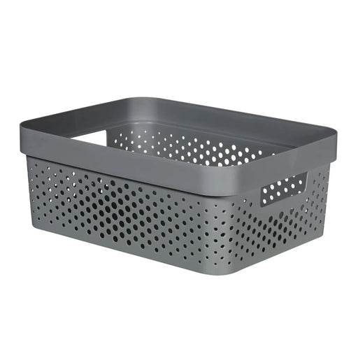 Curver Infinity Dots Box 11L Dark Grey