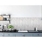 Stax d-c-fix® Ceramics 3D Wallpaper Grey Chevron