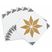 Stax d-c-fix® Self Adhesive Wall Tile Alia Gold 15cm x 15cm / Pack Of 6