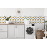 Stax d-c-fix® Self Adhesive Wall Tile Alia Gold 15cm x 15cm / Pack Of 6