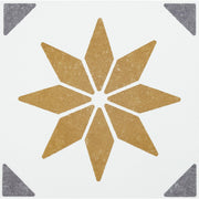 Stax d-c-fix® Self Adhesive Wall Tile Alia Gold 15cm x 15cm / Pack Of 6