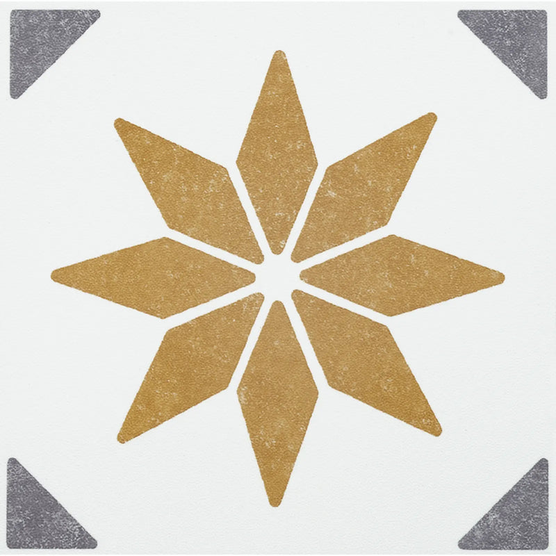 Stax d-c-fix® Self Adhesive Wall Tile Alia Gold 15cm x 15cm / Pack Of 6