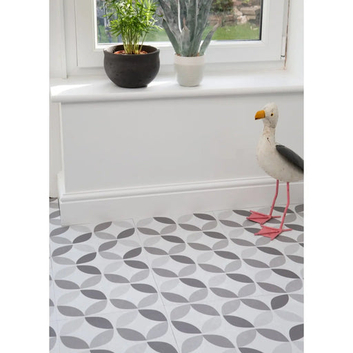 Stax d-c-fix® Self Adhesive Floor Tiles 11 Piece 1sqm Geometric