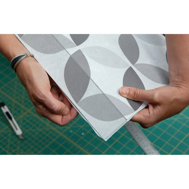 Stax d-c-fix® Self Adhesive Floor Tiles 11 Piece 1sqm Geometric