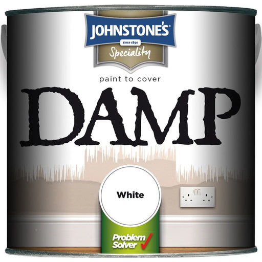 Johnstones Damp Paint 2.5L Brilliant White