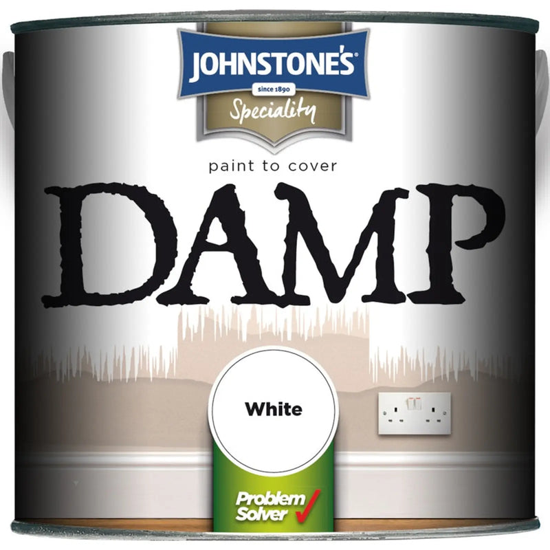 Johnstones Damp Paint 2.5L Brilliant White