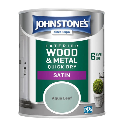 Johnstone's Exterior Quick Dry Satin 750ml Aqua Leaf