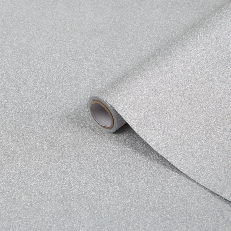 Stax d-c-fix® Self Adhesive Film - Glitter Silver 67.5cm