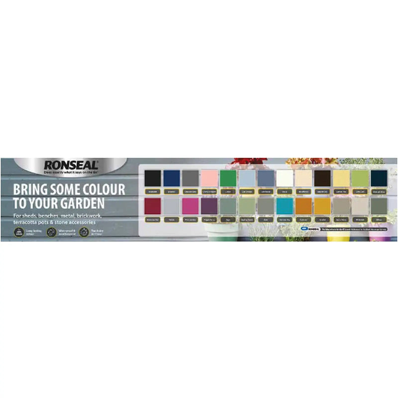 Ronseal Garden Paint 250ml Rainforest Green