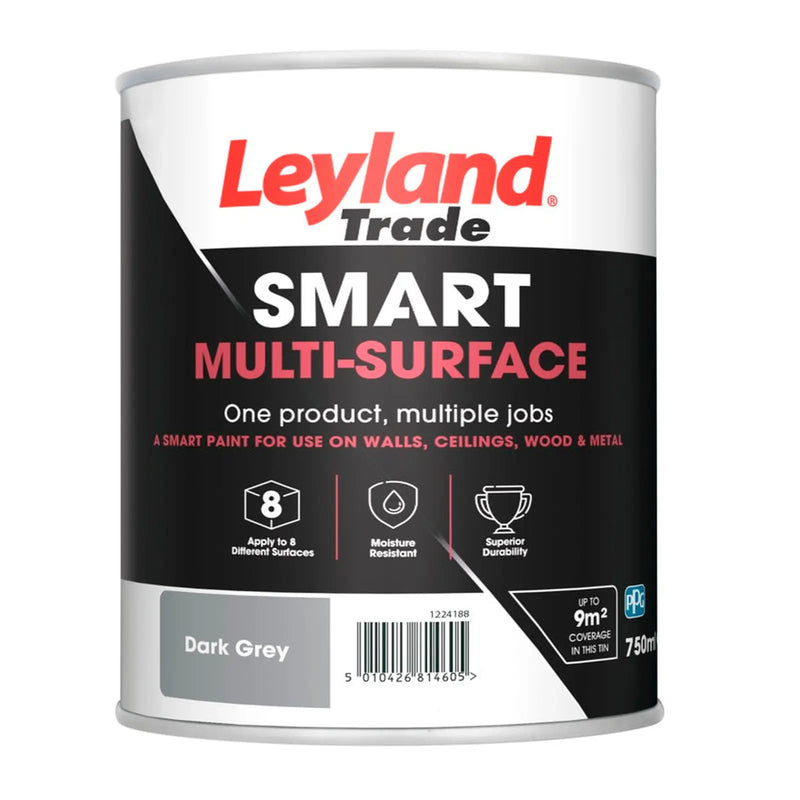 Leyland Trade Smart Multi Surface 750ml Dark Grey