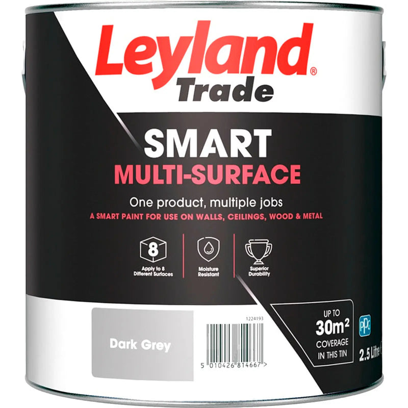 Leyland Trade Smart Multi Surface 2.5L Dark Grey