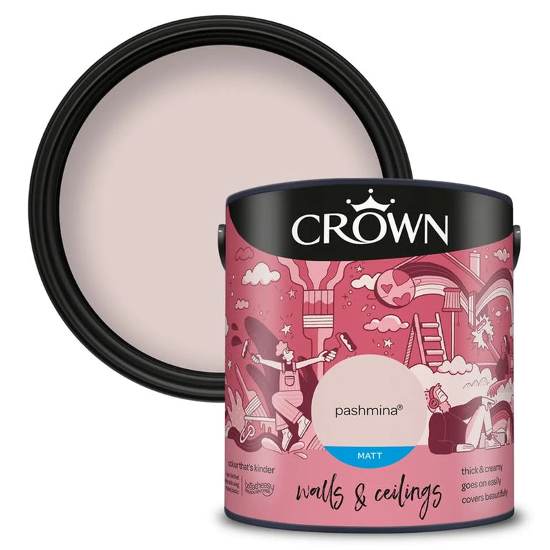Crown Walls & Ceilings Matt 2.5L Pashmina