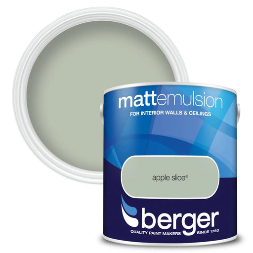 Berger Matt Emulsion 2.5L Apple Slice