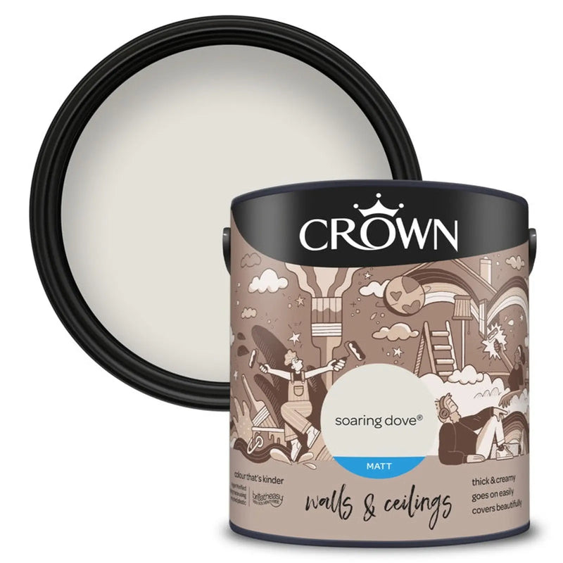 Crown Walls & Ceilings Matt 2.5L Soaring Dove