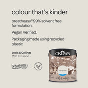 Crown Walls & Ceilings Matt 2.5L Soaring Dove