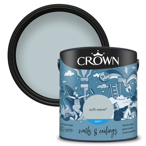 Crown Walls & Ceilings Matt 2.5L Soft Wave