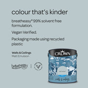 Crown Walls & Ceilings Matt 2.5L Soft Wave