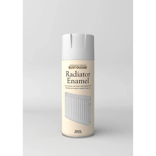 Rustoleum Radiator Enamel Aerosol 400ml White Satin