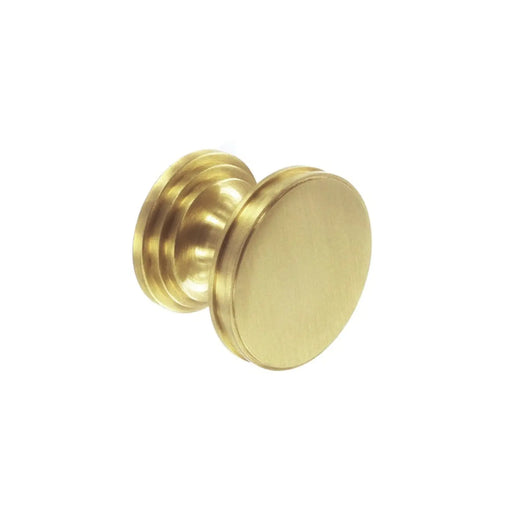 Smiths Architectural Grooved Stepped Knob 40mm Satin Brass
