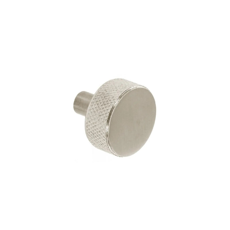 Smiths Architectural Knurled Disc Knob 32mm Satin Nickel