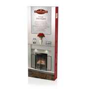 Stax Hearth & Home Folding Fire Guard Black 4 Sections