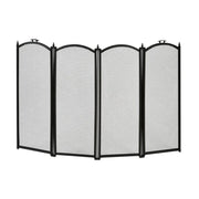 Stax Hearth & Home Folding Fire Guard Black 4 Sections