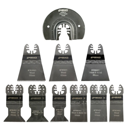 Abracs Multi Tool Set Blade Mixed Set 15 Piece