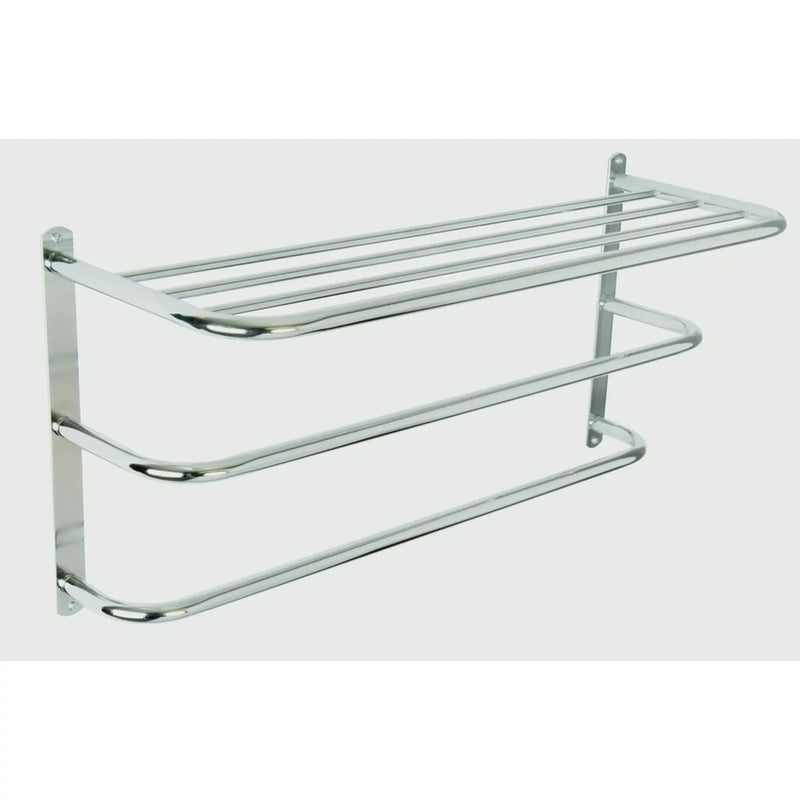 Croydex Wall Mounted Towel Rack Mild Steel/Chrome finish