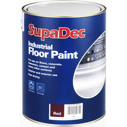SupaDec Industrial Floor Paint 5L Tile Red