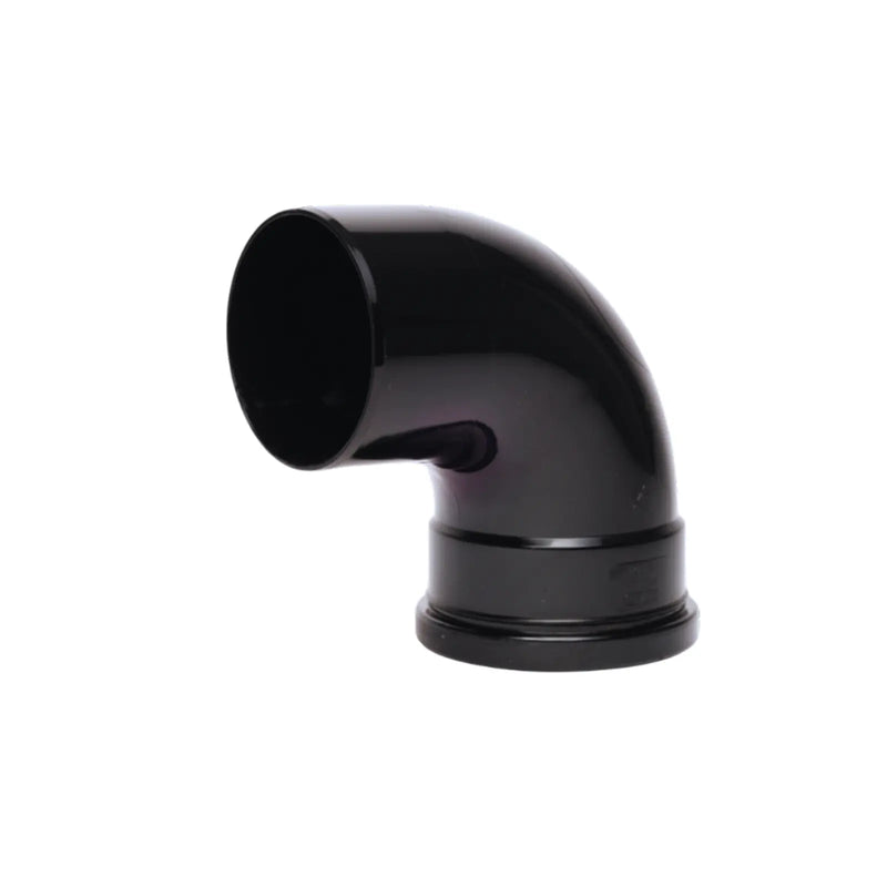 Davant Single Socket 92° Bend Black 110mm