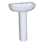 SupaPlumb Basin & Pedestal In A Box 2 Tap Hole