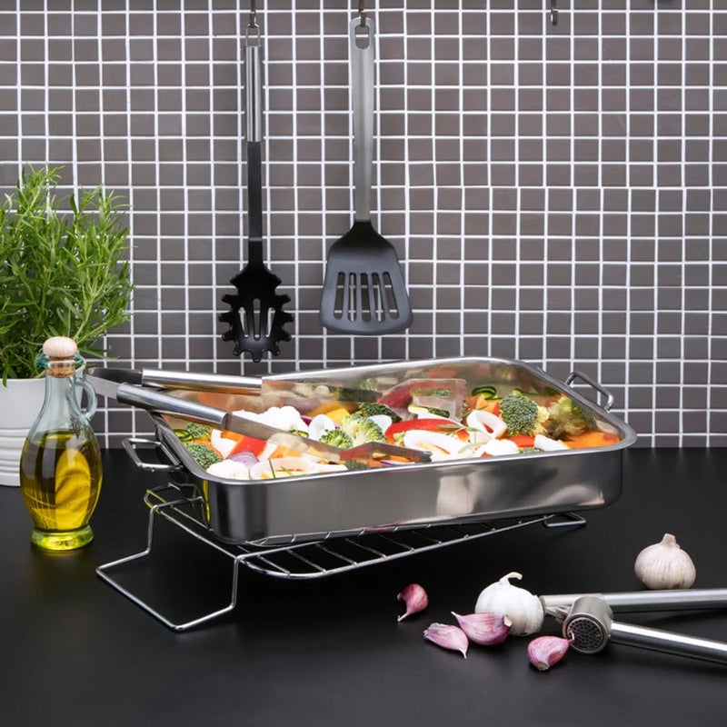 Pendeford Stainless Steel Collection Roasting Tray 30 x 22cm