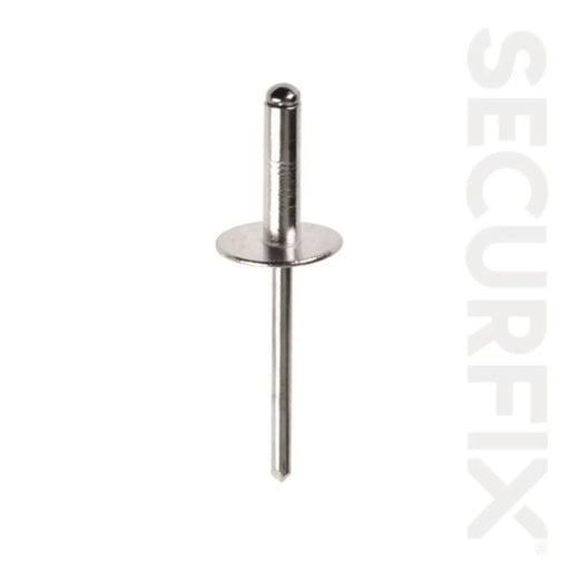 Securfix Domehead Rivets Aluminium/Steel 4.0 x 14mm Pack 90