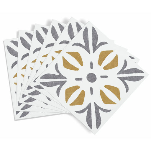 Stax d-c-fix® Self Adhesive Wall Tile Cuba Gold 15cm x 15cm / Pack Of 6