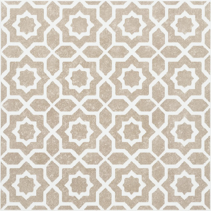 Stax d-c-fix® Self Adhesive Wall Tile Lina Beige 15cm x 15cm / Pack Of 6