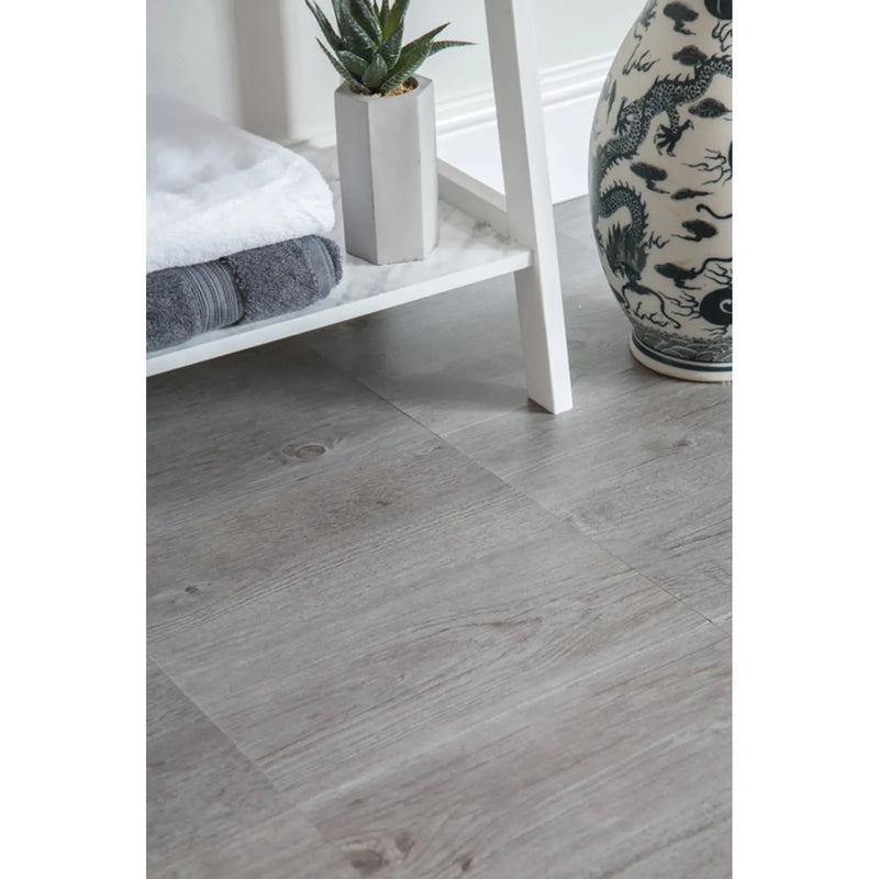 Stax d-c-fix® Self Adhesive Floor Tiles 11 Piece 1sqm Grey Wood