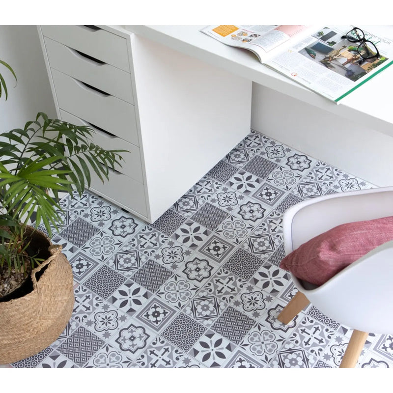 Stax d-c-fix® Self Adhesive Floor Tiles 11 Piece 1sqm Oriental